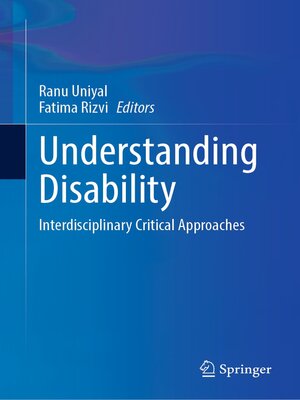 cover image of Understanding Disability
